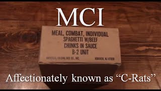 C Rations Meal Combat Individual MCI [upl. by Ididn22]