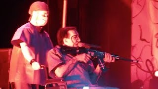 Marilyn Manson Points Rifle Prop at Crowd Hours After Texas Church Shooting [upl. by Dagall499]