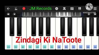 Zindagi Ki Na Toote Ladi Hindi Song Easy Piano Tutorial By JM Records [upl. by Hendrika]