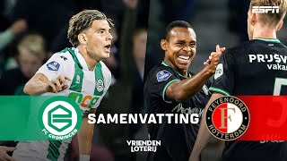 BIZARRE SLOTFASE IN GRONINGEN NA PRACHTIGE TREFFER 💫  Samenvatting FC Groningen  Feyenoord [upl. by Giulietta]