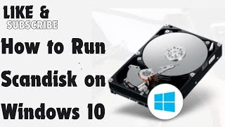 How to Run Scandisk on Windows 10 [upl. by Alexina]