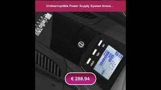 Uninterruptible Power Supply System Interactive UPS Riello VST 800 [upl. by Ynotna407]