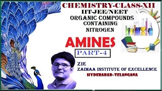 CHEMCLASSXII ORGCOMPCONTAINING NITROGEN amines part 4 [upl. by Eiroc]