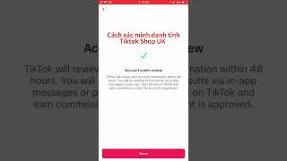 Hướng dẫn cách xác minh danh tính Affiliate Tiktok Shop UK nước Anh mới nhất 2024  2025 [upl. by Nnodnarb]