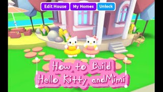 How to build Hello Kitty and Mimi in Adopt Me Roblox [upl. by Seitz807]