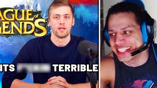 TYLER1 REACTS TO SODAPOPPINS REVIEW OF LEAGUE OF LEGENDS [upl. by Meill]