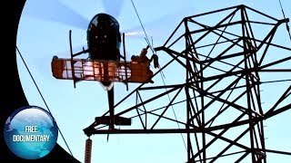 Lineman  Most dangerous job in the World dangerous jobs documentary [upl. by Adnohsel]