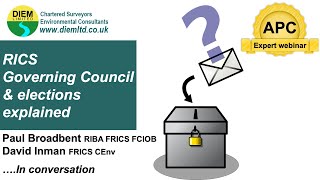 RICS Governing Council amp elections explained [upl. by Annabal]