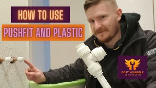 How To Use Push Fit Plumbing Fittings  Plumbing with Plastic Pipe [upl. by Oates]