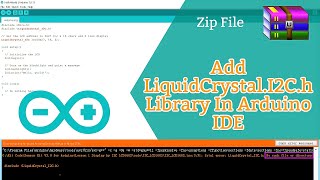 How To Install LiquidCrystal I2C Library for Arduino IDE  Arduino LCD I2C Tutorial  Arduino [upl. by Aslam696]