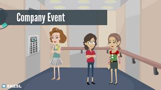 Business English Conversation Lesson 58 Company Event [upl. by Ahsea]