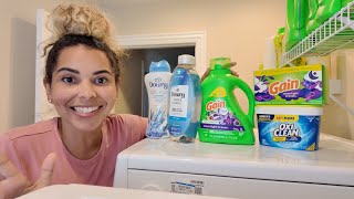 Trying the Ultimate Ocean Breeze Laundry Combo Gain x Downy review [upl. by Shult]