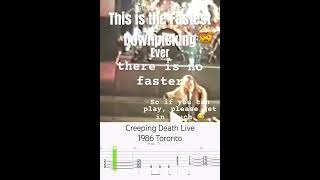 Fastest Rhythm Guitar Play Ever  James Hetfield Downpicking God  Metallica 1986 at their Peak [upl. by Ibib]