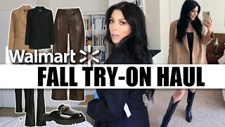 Walmart Fall Fashion Try On Haul 2023 THE CUTEST CLOTHES EVER [upl. by Jepson]