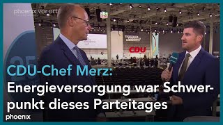 CDUParteitag Interview mit Friedrich Merz CDU Parteivorsitzender [upl. by Goodrich999]