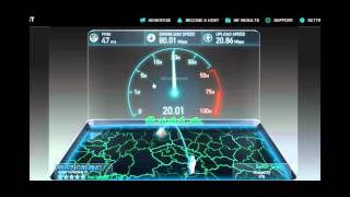 MosonTelecom System Internet sebesség teszt 40MBit [upl. by Ace914]