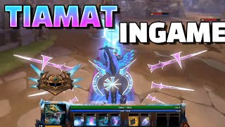 SMITE TIAMAT INGAME 10 ABILITIES Tiamat Abilities Revealed [upl. by Ettevad]