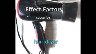 hair dryer sound effect [upl. by Sedaiuqlem]