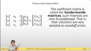 MATH 024F  Newtons Interpolating Polynomial [upl. by Shaver898]