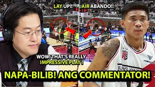 NAPABILIB kay Rhenz Abando ang commentator ang taas ng vertical  puro butata ang kalaban [upl. by Nalepka]