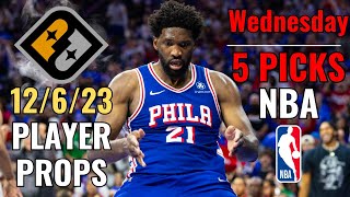 PRIZEPICKS NBA WEDNESDAY 126 CORE PLAYER PROPS [upl. by Arrec]