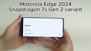 Motorola Edge 2024 PWM and dithering tests [upl. by Justinn956]