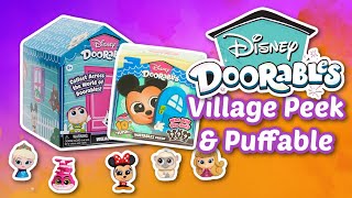 Disney Doorables Village Peek Pack  Disney Doorables Puffable Unboxing 🐣🚪🐢 [upl. by Ybrik]