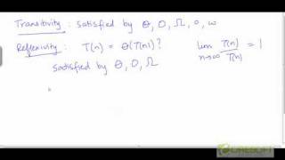 Reflexivity symmetry and transitivity properties of asymptotic notations [upl. by Ahsenra]