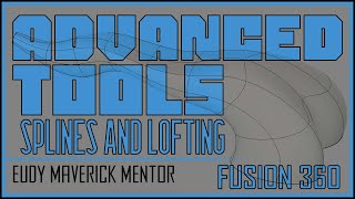 Fusion 360  Advanced Tools  Splines and Lofting [upl. by Clarice]