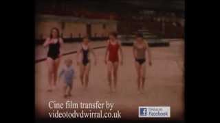 New Brighton Outdoor Bathing Pool  1970s Cine Film [upl. by Euqinom730]