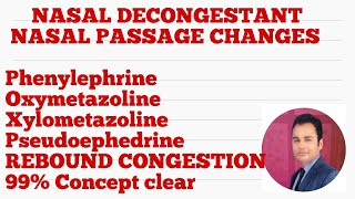 NASAL DECONGESTANT [upl. by Tertia]