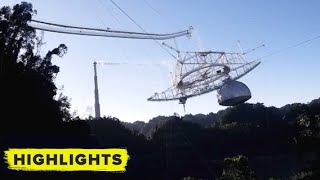 Watch the Arecibo Observatorys catastrophic collapse [upl. by Apicella628]