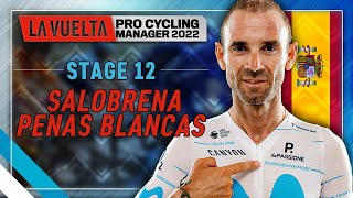 La Vuelta 2022  Stage 12  Salobreña  Peñas Blancas  Pro Cycling Manager 2022 [upl. by Eemaj]