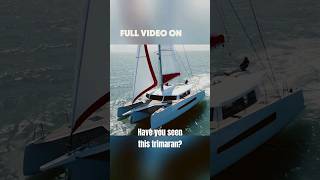 Neel 52 Trimaran Tour Fast and Spacious boattour [upl. by Marylynne689]