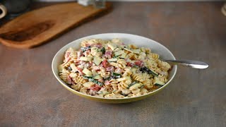 Salami Pasta Salad The perfect side for your weekend bbq [upl. by Roderick734]