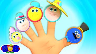 Bobs Finger Family  More Kids Rhymes amp Baby Songs [upl. by Lanita]