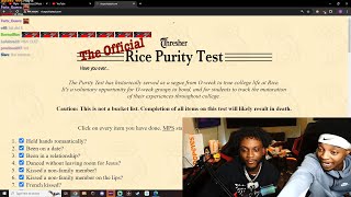 FlightReacts Gets Introduced To The Rice Purity Test 💀 [upl. by Rafiq]