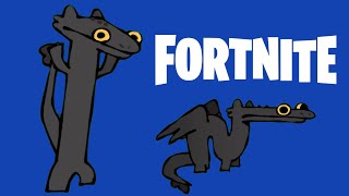 Toothless Dragon Meme GEWINNT in FORTNITE [upl. by Kcirdnekal342]