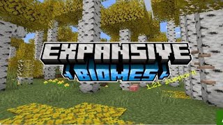 Addon Expansive Biomes  MCPE 120 Download MediaFire [upl. by Nnaitsirhc865]