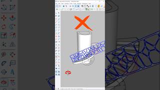 How to Create Staircase Decorative Handrails in SketchUp Using Shape Bender Plugin shorts [upl. by Moskow551]