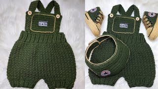 EASY CROCHET BABY UNISEX ROMPER 0–12MNTHS BEGINNERS FRIENDLY crochettutorial crochetforbeginners [upl. by Jeramie141]