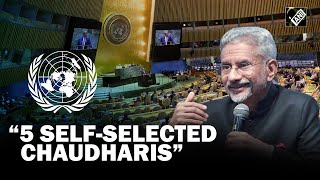 “Selfselected Chaudharis…” S Jaishankar slams the concept of UNSC [upl. by Ajay496]