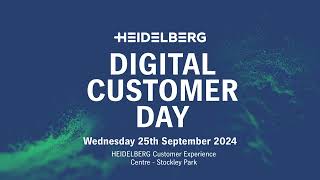 HEIDELBERG Digital Customer Day  25th of September 2024 [upl. by Aleira622]