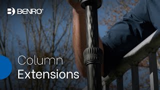 Benro Column Extensions  Carbon Fiber Extensions to Expand the Versatility of your Tripods [upl. by Brower]