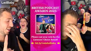 Vote LadBaby at the British Podcast Award 🎧❤️ [upl. by Toogood]