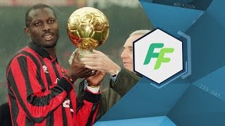 Africas greatest ever player  George Weah AC Milan amp Liberia [upl. by Smiley]