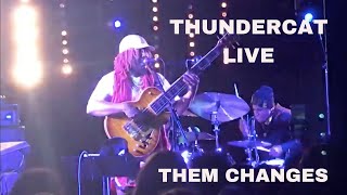 THUNDERCAT LIVE  THEM CHANGES 2018 PRINCE OF WALES MELBOURNE  AUSTRALIA [upl. by Pallaton]