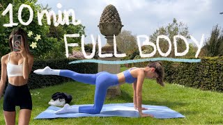 10MIN everyday full body hourglass pilates workout  no equipment  beginner friendly [upl. by Oigufer269]