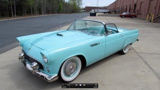 1955 Ford Thunderbird Roadster Start Up Exhaust and In Depth Tour [upl. by Nagar805]