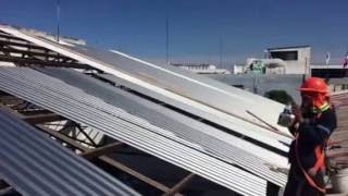 Instalación Lamina R101 Zintroalum SE Jalisco [upl. by Reeher677]